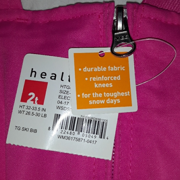 Toddler Snow Suit pink NWT - Picture 3 of 6